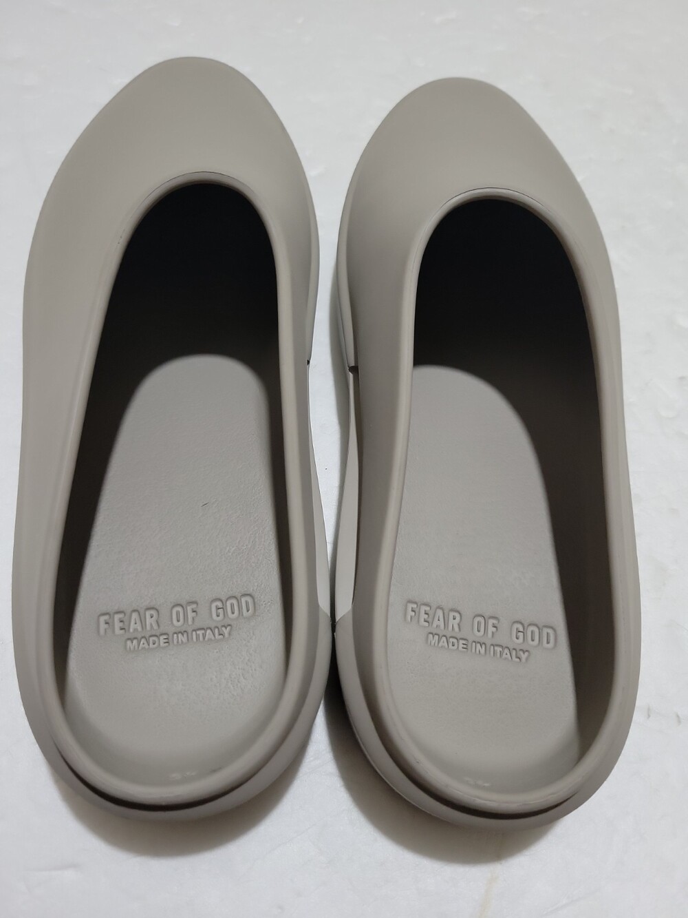 Fear Of God Slippers California Slip-on Mule Slides Beige Size 45 - Picture 16 of 16